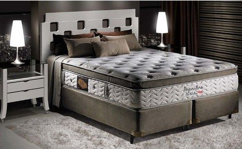 Cama Box Queen Herval Imperatore Eco Bamboo