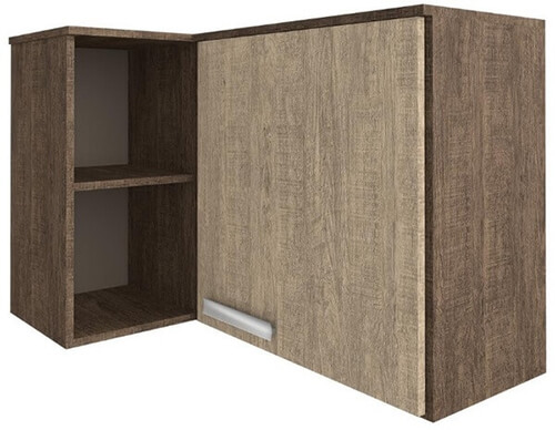 Armário Aéreo de Canto Decibal New Concept 100%MDF