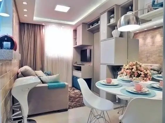 Decoração perfeita do Flat