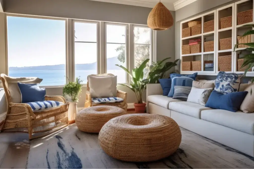 Decoração de casa na praia
