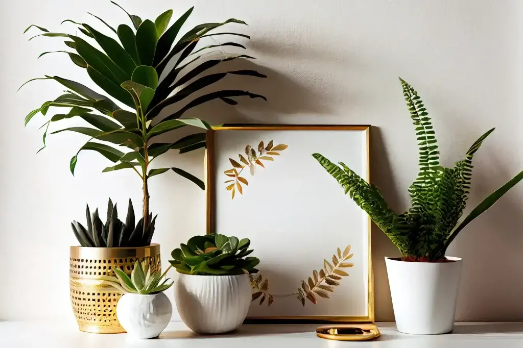 Decoração com plantas