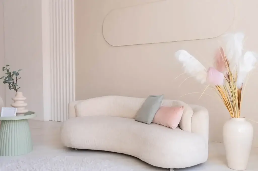 Decoração com tons pastéis